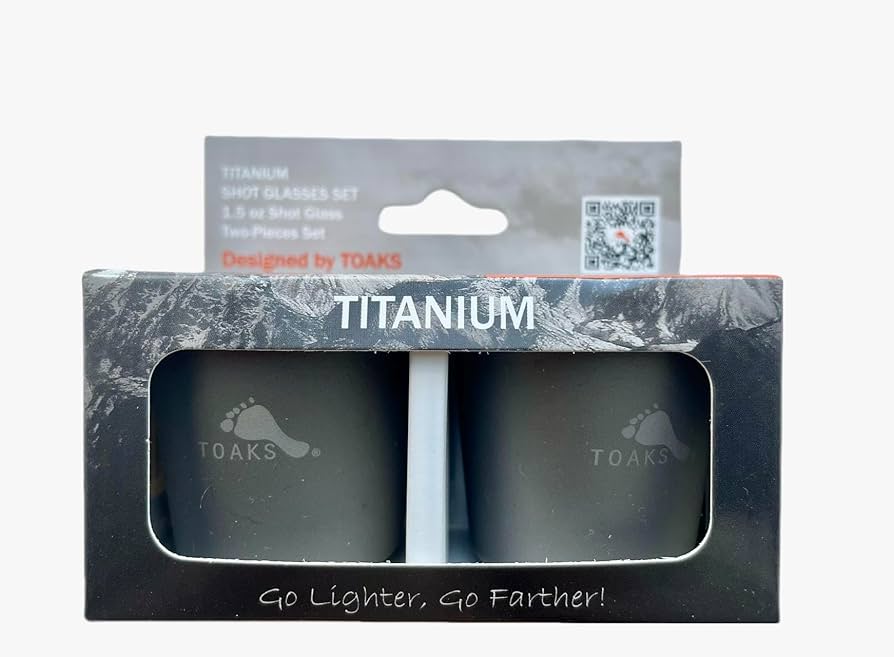 Amazon.co.jp: トークス チタン製 42ml ショットグラス 2個